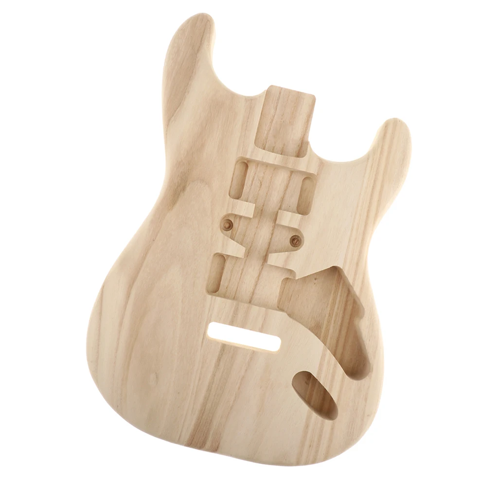 Sycamore дерево гитара тело незавершенный для ST гитары DIY lutier инструмент x1