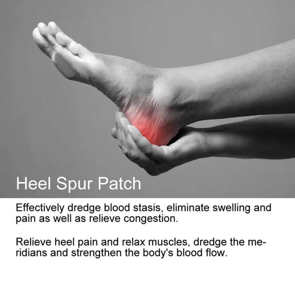 

1/5 Boxes Heel Spur Pain Relief Plaster Calcaneal Spur Pads Care Rapid Tendinitis Bone Spur Achilles Health Treatment Heel I6W3