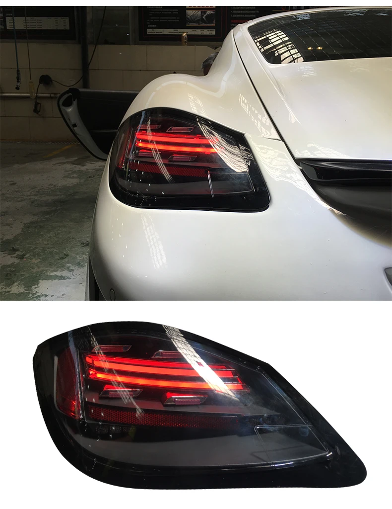 Автомобильные аксессуары для Porsche 987 задний светильник s 2009-2012 для 987 2 светодиодный задний фонарь+ сигнал поворота+ тормоз+ задний светодиодный светильник