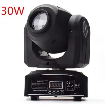 

LED 30W spots Light DMX Stage Spot Moving 9/11 Channels dj 8 gobos effect stage lights Mini LED Moving Head Fast Shipping