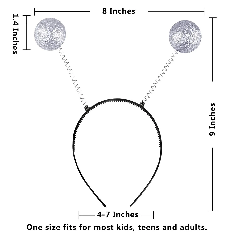 5 шт. детские мяч для взрослых Инопланетянин, антенна повязка на голову, пчелы, повязка на голову, насекомых НЛО Косплэй Головные уборы ролевых игр на Хэллоуин подарок повязка на голову