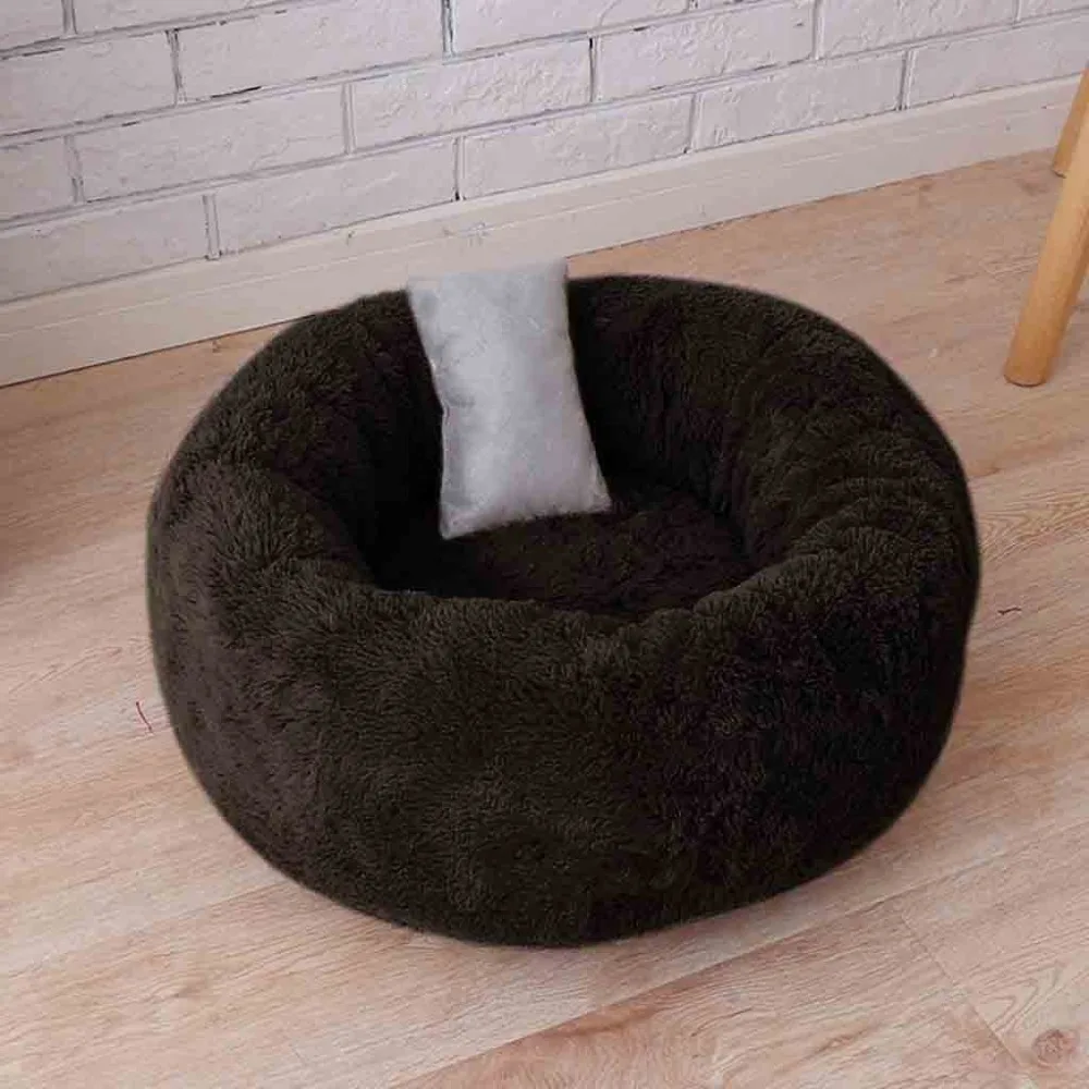 camas para perros grandes cat's house comfy calming dog bed dog blanket for cat basket donut arenero gato cerrado 30S24 (4)