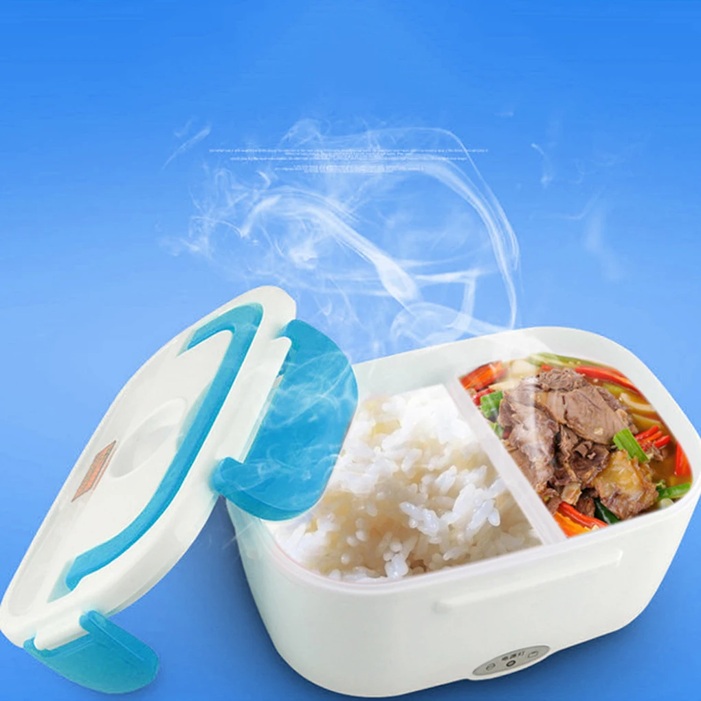 Electric Heating Lunch Box Portable Food Warmer Heater Home Office Plastic Thermal Food Container EU US Plug
