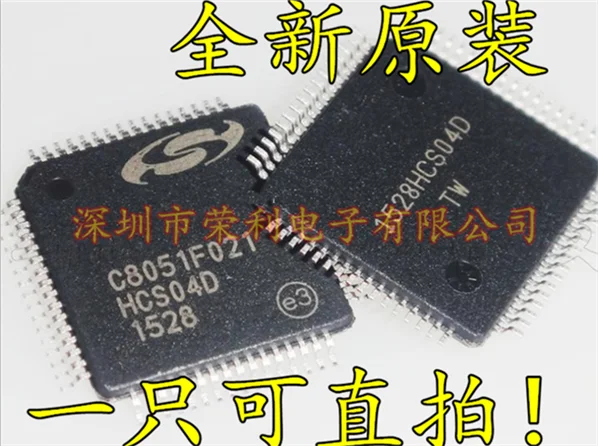 10 шт в упаковке, новая C8051F021-GQR C8051F021 TQFP-64