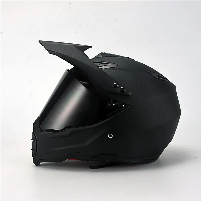 Mate bBack Dual Hilldown Off Road Moto rcycle helmet ATV D.O.T Сертифицированный (M белый Полнолицевой casco для
