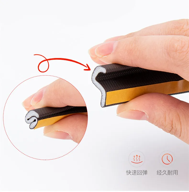 40M Window Seal Strip Weather Stripping Acoustic Foam for Sliding Window Sealing Strip Waterproof Door Gap Filler Draft Stopper