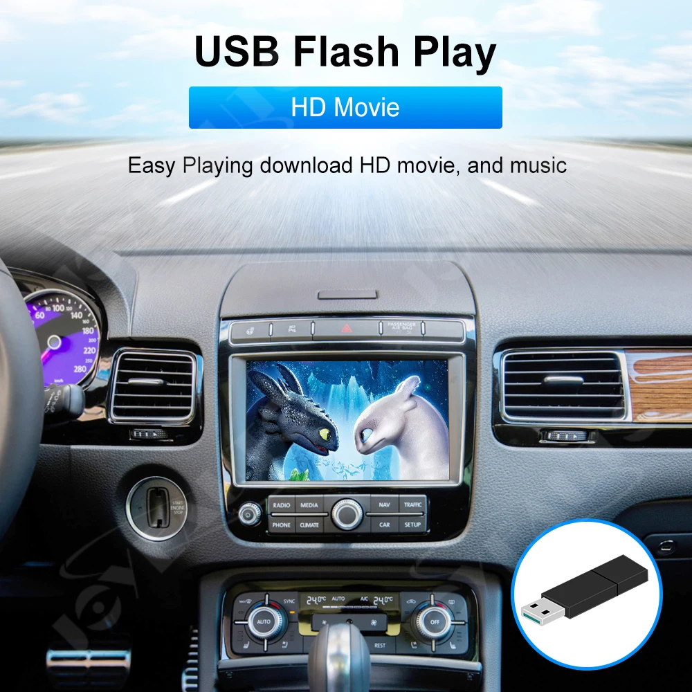 JoyeAuto беспроводной Apple Carplay для Volkswagen VW Toureg 8 0 дюйма 2010 2017 Android автомобильный плеер