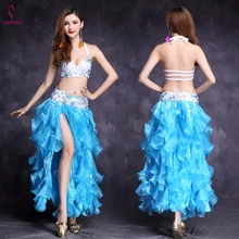 Высокое качество танец живота костюм юбка для танца живота танцевальное платье Топ Бюстгальтер Болливуд Египетский Восточный танец одежда для взрослых женщин Новинка