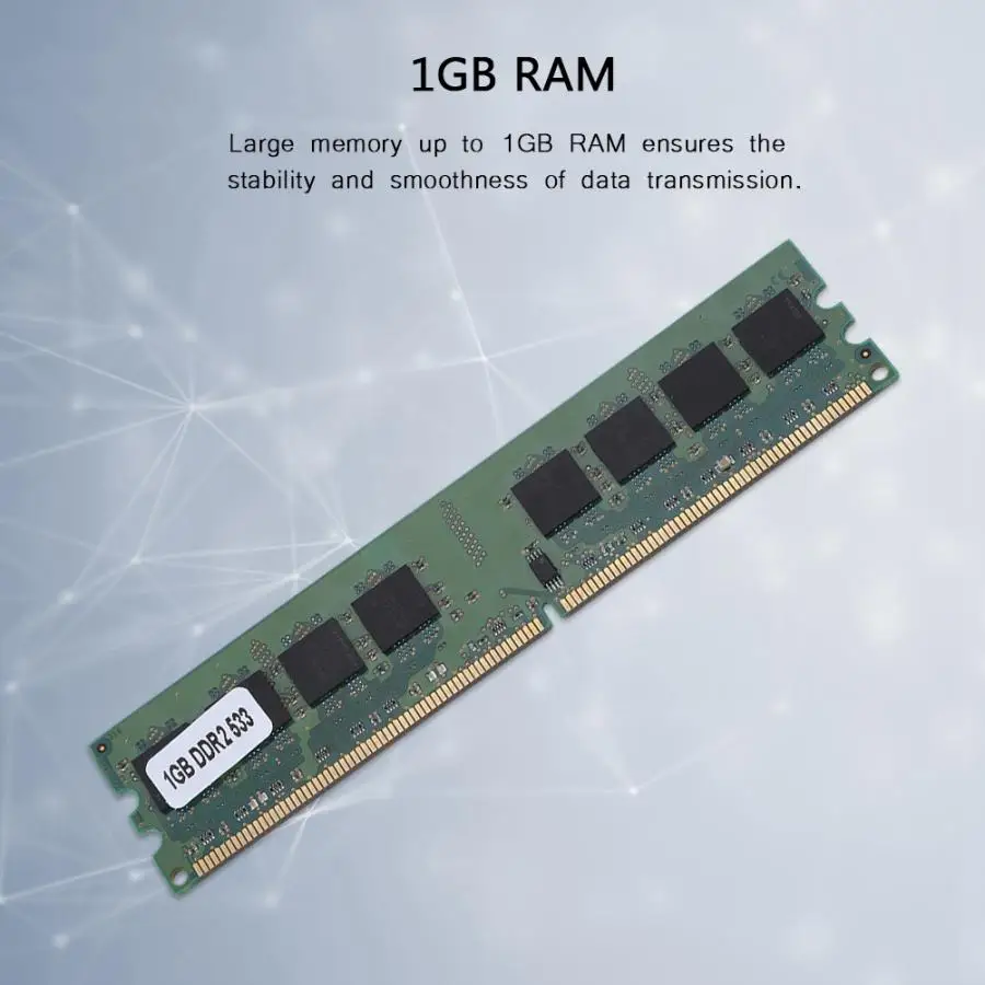 DDR2 533 МГц 240Pin 1 ГБ ОЗУ для компьютера AMD быстрая передача данных 1,8 в Поддержка Plug and Play