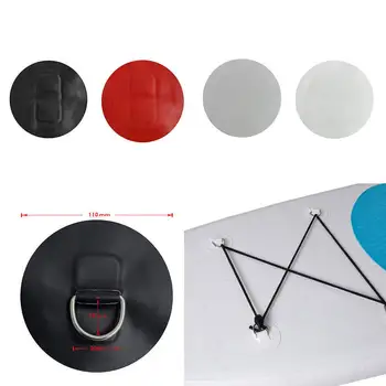 

1PC Stainless Steel D-Ring Patch Pad for Inflatable Boat Dinghy Kayak Canoe