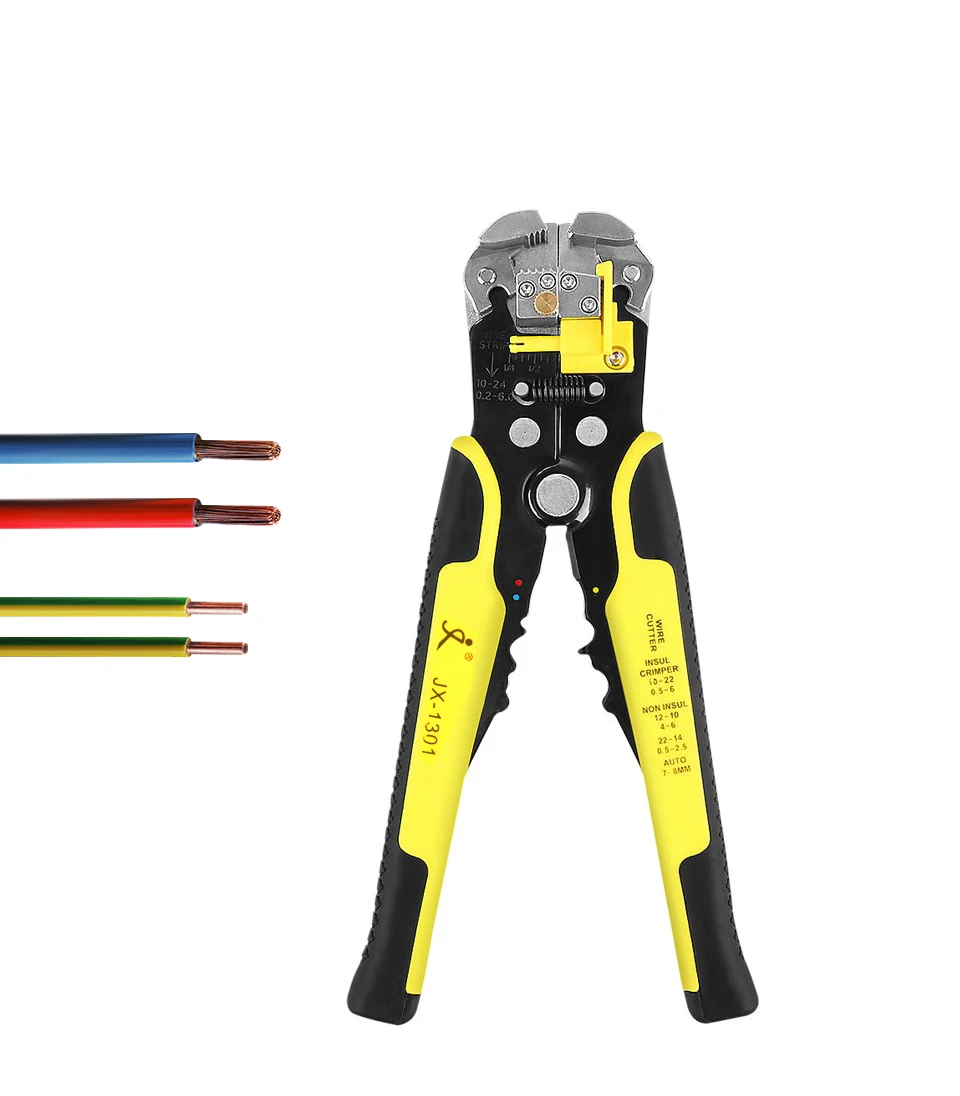 Wire Stripper, Self-Adjusting 8.4 Inch Cable Cutter Crimper, 3 in 1 Multi Pliers for Wire Stripping, Cutting, Crimping