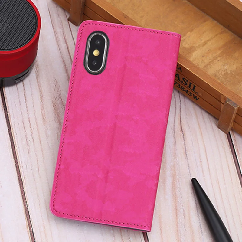 Роскошный флип-чехол для телефона для samsung a10 a20 a30 a40 a50 a60 a70 a80 основной цвет Текстура s6 s7 s8 s9 s10 note 8 9 10 плюс Чехол - Цвет: Rose red