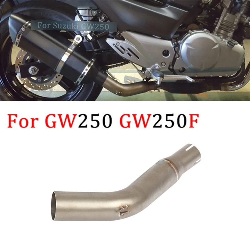Silenciador De Escape De Tubo De Enlace Para Suzuki Gw250 Silenciador De Escape De Tubo De Enlace Para Suzuki Gw250