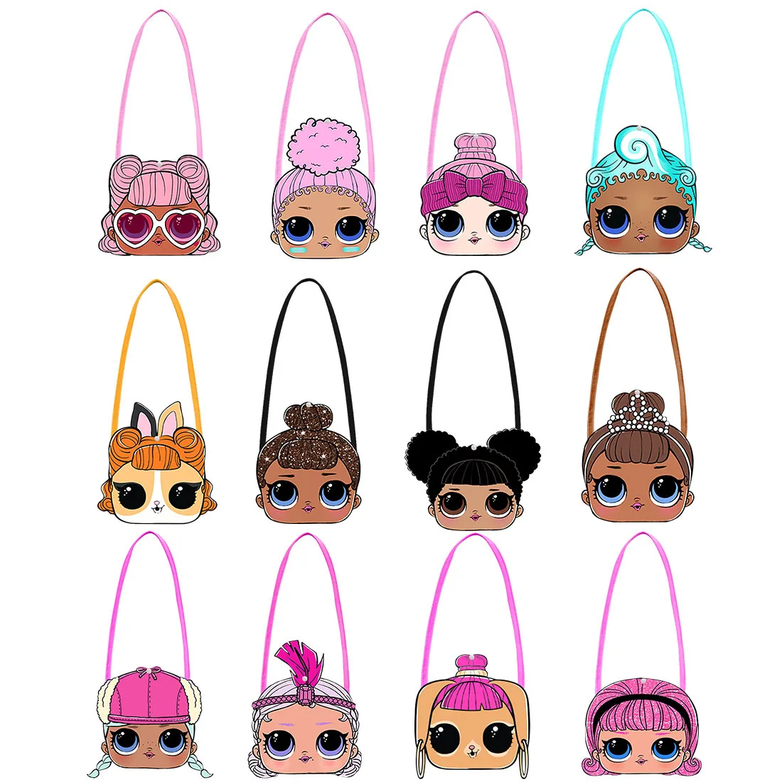 Mochila de Anime Lol Surprise para bebé, bolso de hombro de dibujos animados, regalo de cumpleaños para niña