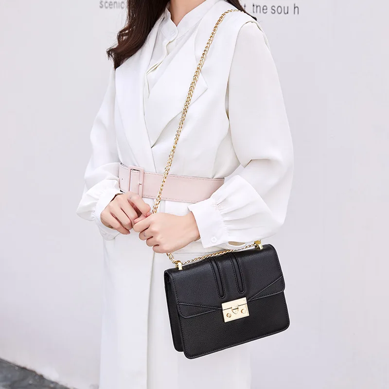 

Small CK Celebrity Style Chain Square Sling Bag Women's Single-shoulder Bag for Women Fashion Square Sling Bag Chain Single-shou