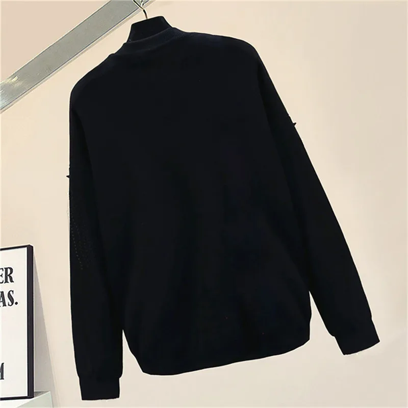 2020 new fashion rock style crewneck black stars