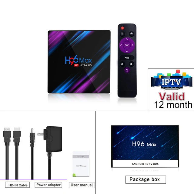 2GB-16GB n IPTV H96 max 3318 Android 9,0 smart tv приставка 4K WiFi 2,4G/5G Bluetooth 4,0 4 Гб+ 64 ГБ android smart tv приставка Youtube медиаплеер - Цвет: 2GB-16GB n IPTV
