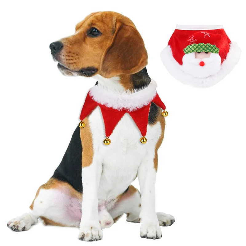 

Christmas Dog Bandanas Large Pet Scarf Pet Bandana for Dog Washable Bow Ties Collar Cat Dog Scarf Small Dog Cat Accessories