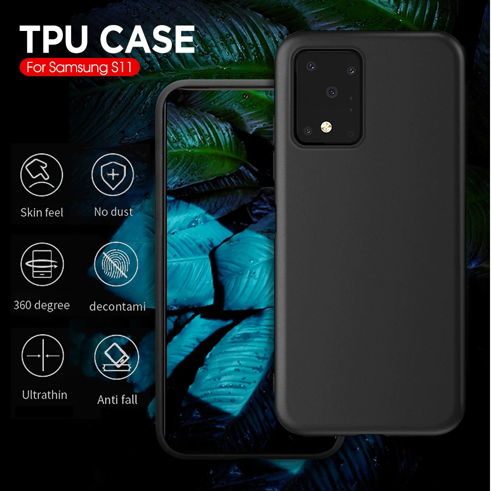 

Black Matte Case For Samsung A10S A 10S M30S M 30S A10 M30 S Silicone Case S11E S11 e Plus S11+ A70 A50 A50S A30S Case TPU Coque