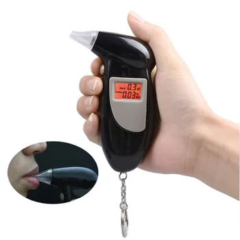

Digital Breath Alcohol Tester With Audible Alert Safe Driving With Key Chain Quick Response Alcohol Detector Breathalyzer