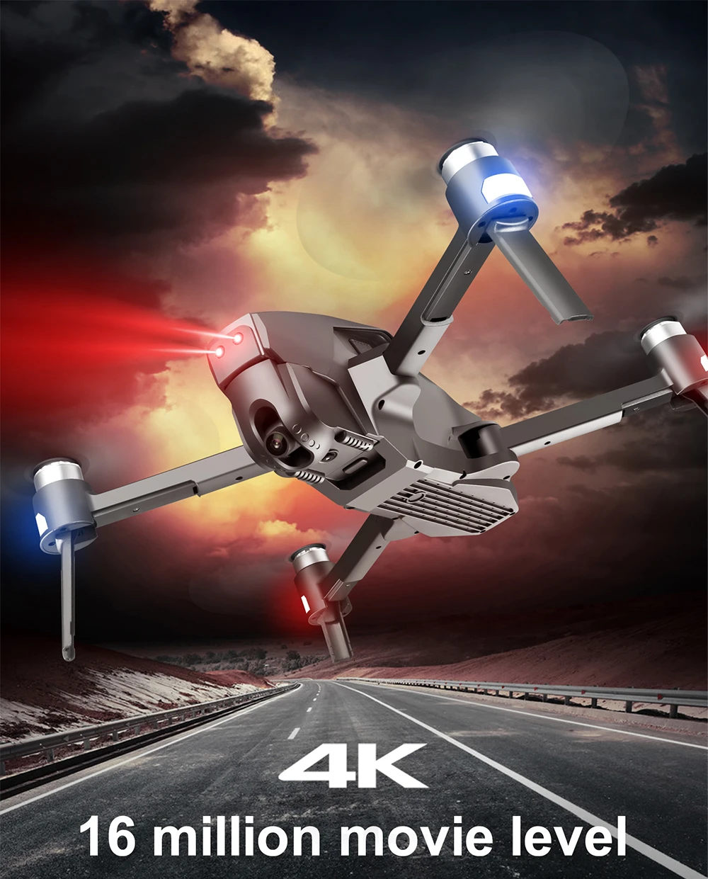 Gps Дрон 4K HD камера 5,8G wifi FPV Квадрокоптер оптический поток следование Профессиональный селфи бесщеточный 25 минут время полета Вертолет