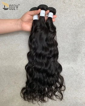 

Doozy Hair Peruvian Hair Natural Wave Human Virgin Hair 3 Bundles