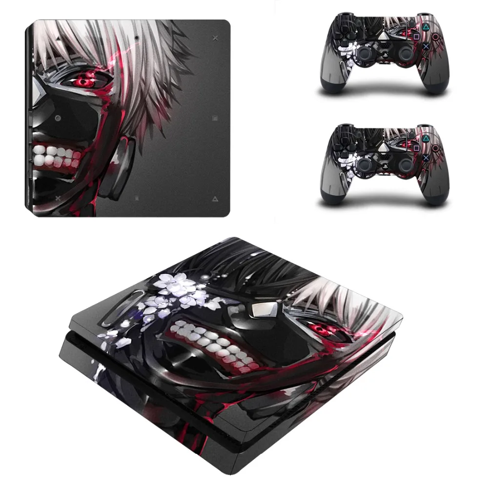 Одежда с надписью «Tokyo Ghoul полное покрытие лицевые панели PS4 тонкая кожа Виниловая наклейка, стикер для Playstation 4 консоли и контроллер PS4