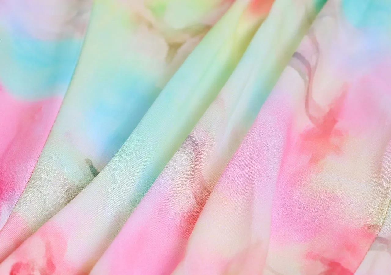 Tie Dye принт размера плюс бандажный комбинезон для женщин с вырезом лодочкой и рюшами сексуальный комбинезон летний пляжный обтягивающий комбинезон с открытой спиной