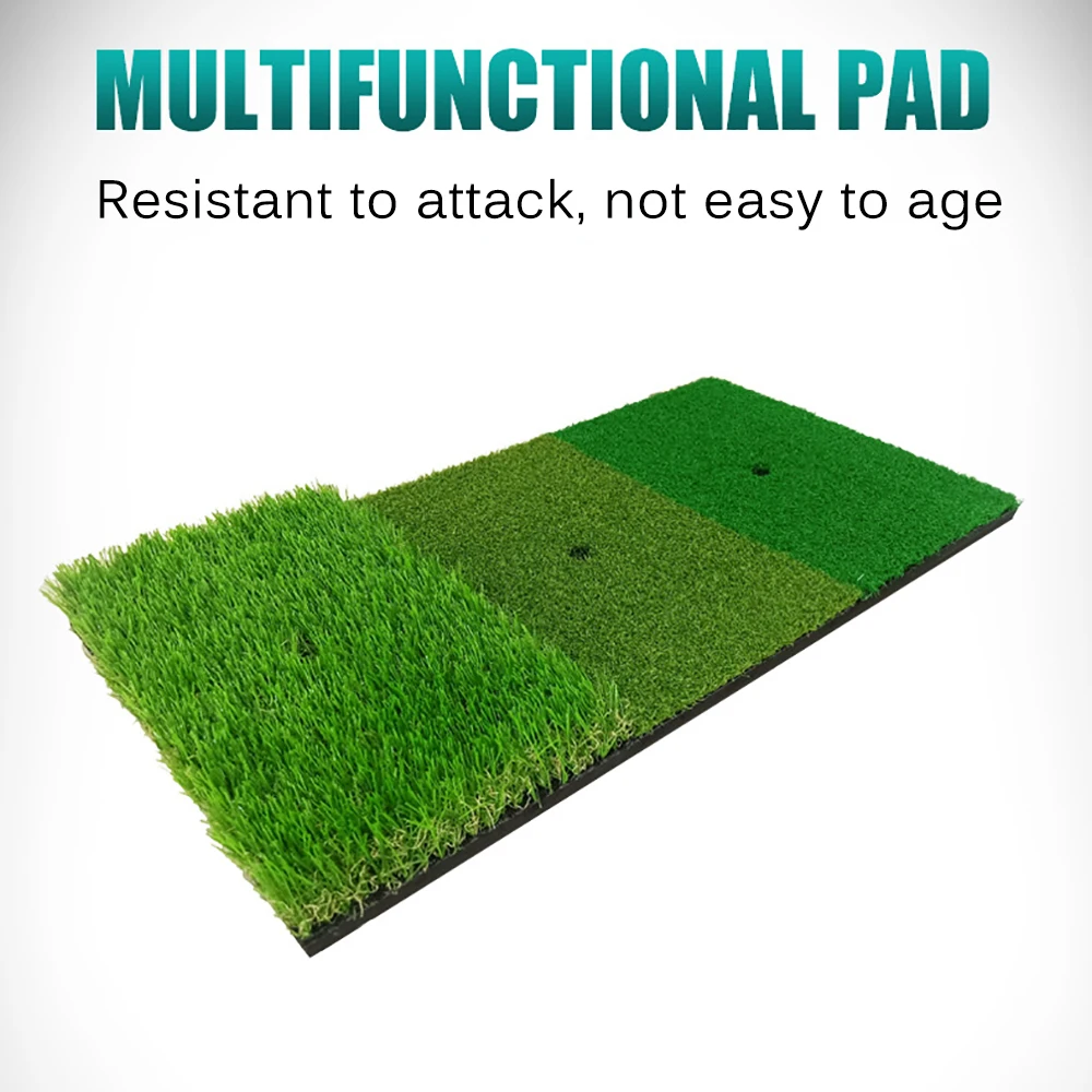 

Golf Mat Backyard Golf Mat Indoor Residential Training Hitting Golf Exercise MatPad Practice Golf Hitting Mats Rubber Tee Ball