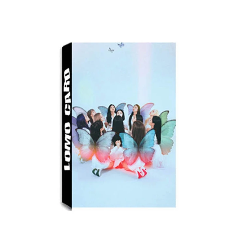 30 шт./компл. KPOP LOONA команда девушек альбома Фото бабочка Карточка ПВХ карты самодельные ЛОМО карта Фотокарта