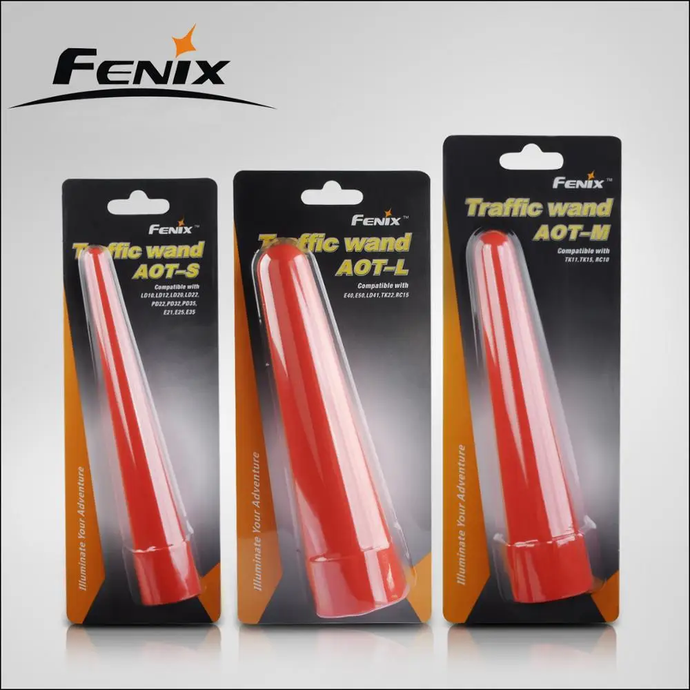 Fenix АОТ AOT-S AOT-M AOT-L фонарик красный жезла Набор колпачков сигнальная лампа для LD12