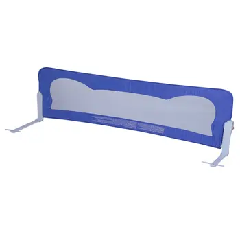 

DE Folding 102*42cm Stable Baby Toddler Guardrail Guard Bar Safety Sleeping Infant Child Bed Side Protective Fence Organizer