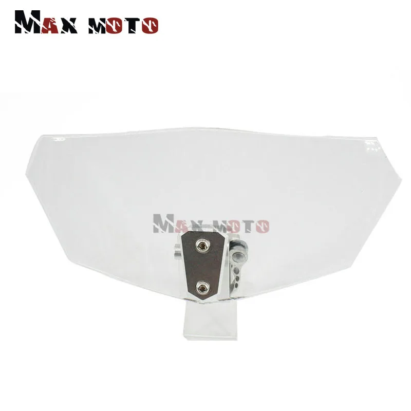 For SUZUKI Hayabusa GSX1300R Katana 1100 GSX1100F Universal MotorcycleAdjustable Lockable Windshield Windscreen Wind Deflector - Цвет: clear