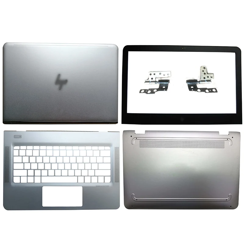 

NEW Laptop LCD Back Cover/Front Bezel/Hinges/Palmrest/Bottom Case For HP ENVY 13-AB Series 909623-001 Silver 6070B1083401