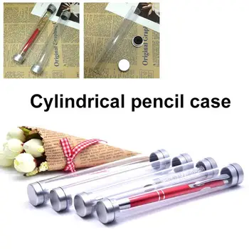 

Pen Holders Economic Convenient 2pcs/Set Cylinder Desk Containers Pen Case School Office Pen Bag