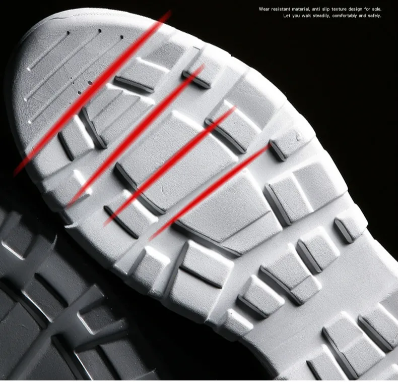 Men Sneakers Fashion Man Non Slip Comfortable Outdoor Walking Shoes Male Lace-up Mesh Breathable Sneakers Casual Shoes