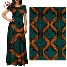 Анкара ткань Африканский полиэстер настоящий воск принт волна узор 6 ярдов 3 ярдов швейная ткань африканские ткани для вечерние платья FP6240