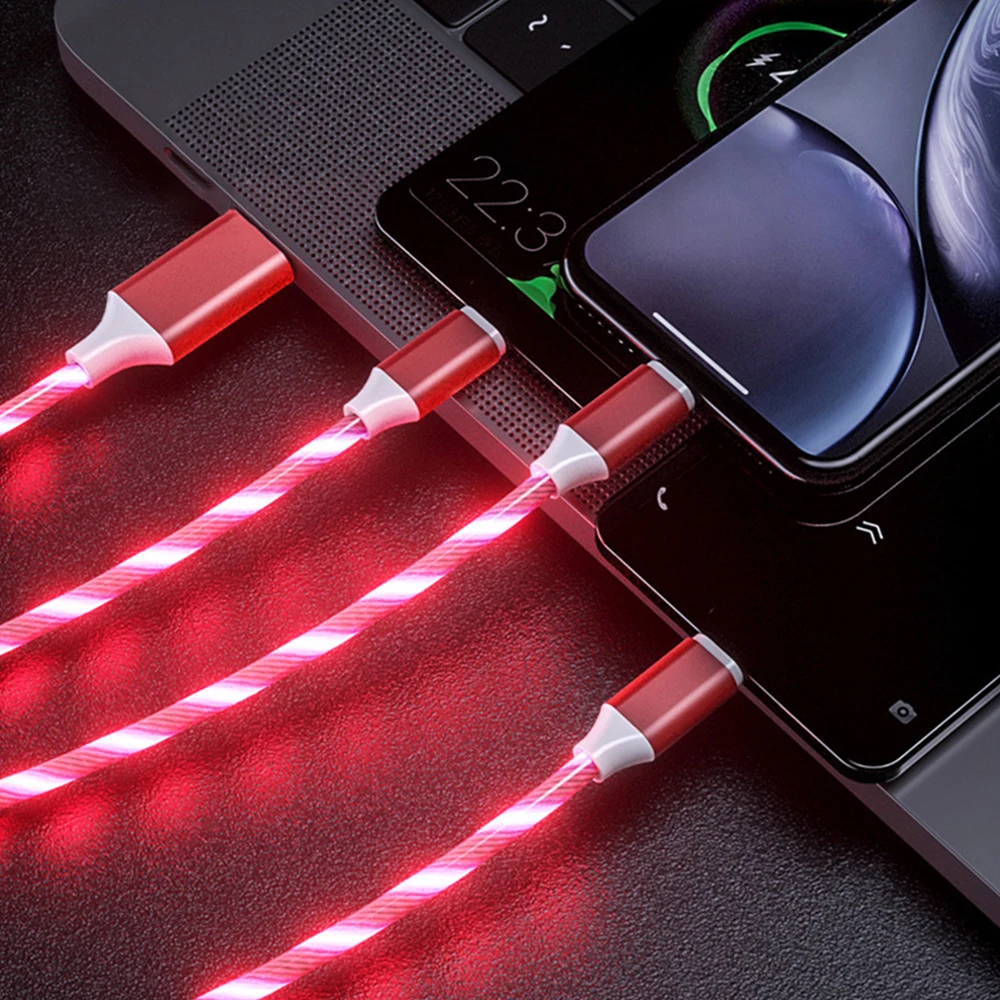03 3 в 1 usb type-C кабель для iPhone 11 Pro Max зарядный кабель USB Micro кабель для samsung провод для быстрой зарядки для huawei кабель провод - Цвет: 03