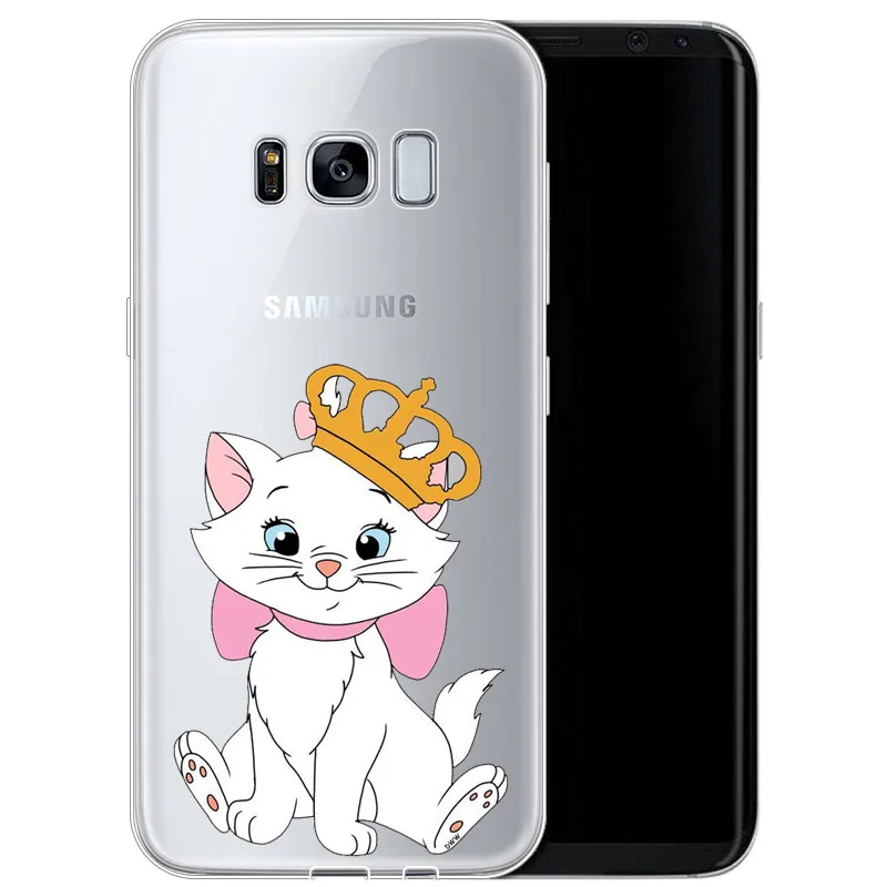 Мультфильм AristoCats Marie кошки мягкий чехол из ТПУ с принтом "для samsung 2017A5 S7EDGE S6 S7 S9 S8PIUS 2018A8 A6 A8PIUS NOTE8 NOTE9cover - Цвет: TPU