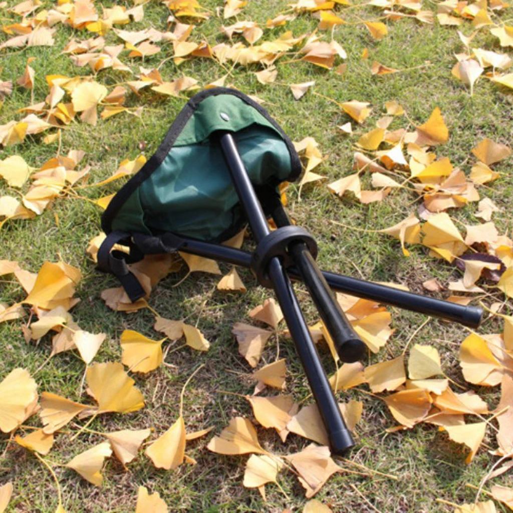 Traveling Camping Tripod Triangular Folding Fishing Stool Chair Foldable Fishing Chairs Portable Fishing Mate Fold Chair Tackles