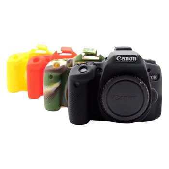 

CAENBOO For Canon EOS 77D Camera Bag Soft Silicone Rubber Protective Body Cover Case Skin For Canon EOS 77D Black Colorful Bag