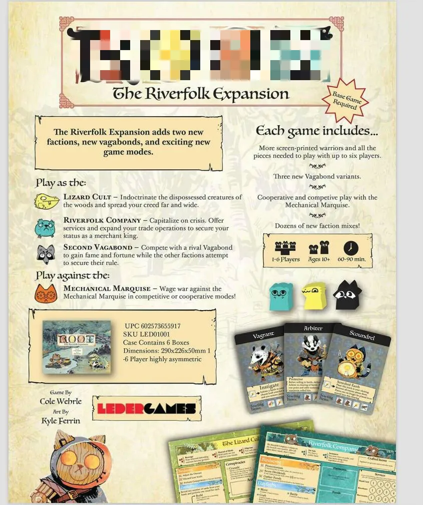 Root Board Game or Root Riverfolk Expansion Board Game (Base Game or  Expansion) - AliExpress Toys & Hobbies