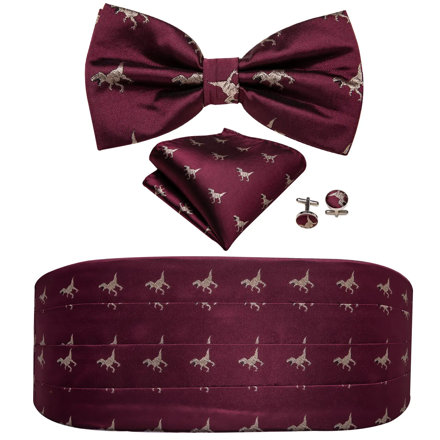 Для мужчин Золотой Пейсли широкий пояс черный галстук-бабочка Шелковый цветочный набор карман Квадратные запонки формальный для смокинга костюм Барри. WangYY-1005 - Цвет: YF-1008
