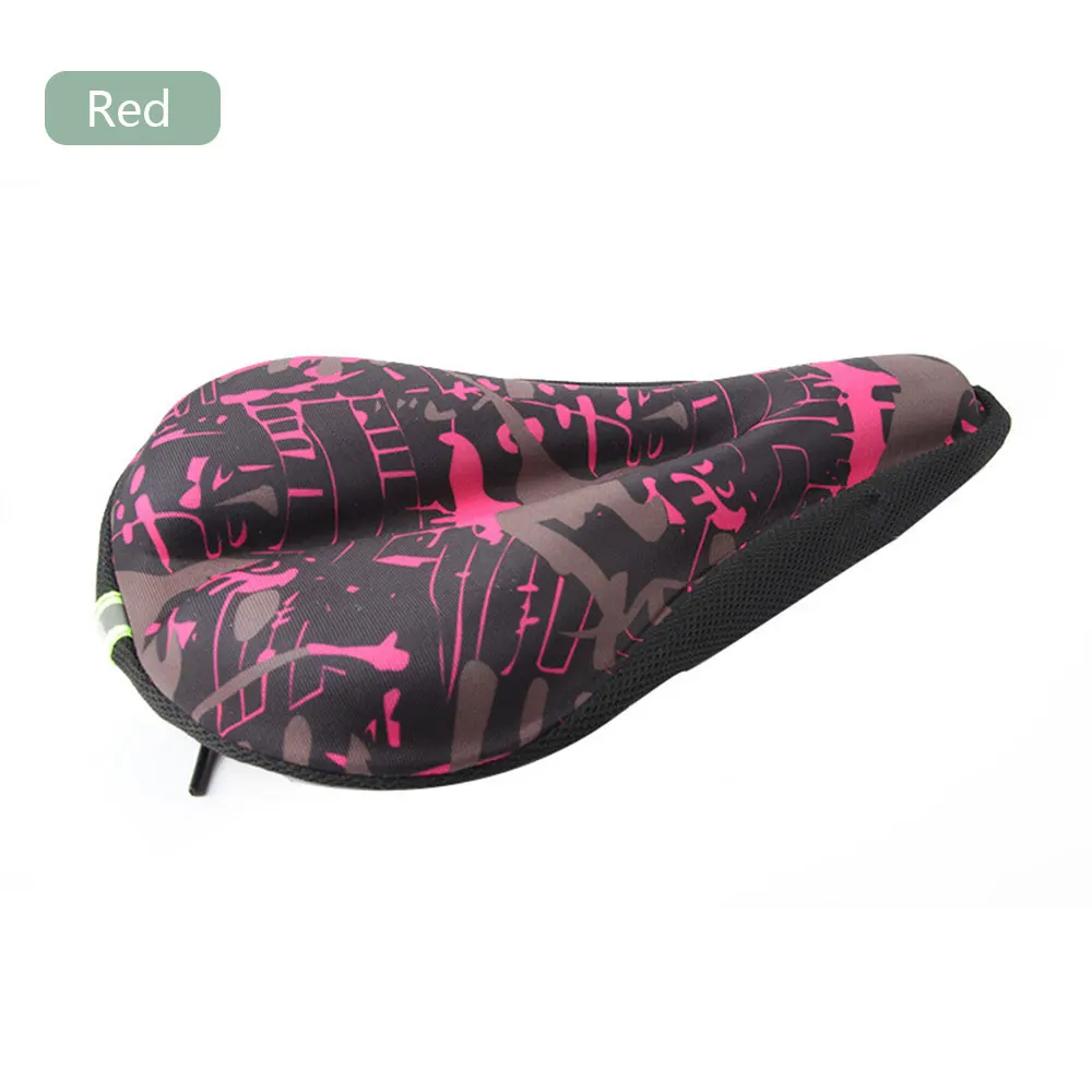 Comfortable Seat Cushion Bicycle Seat Cover Bike Saddle Cover Thicken Ride Cycling Silicone Mountain Bike Saddle Cover Soft