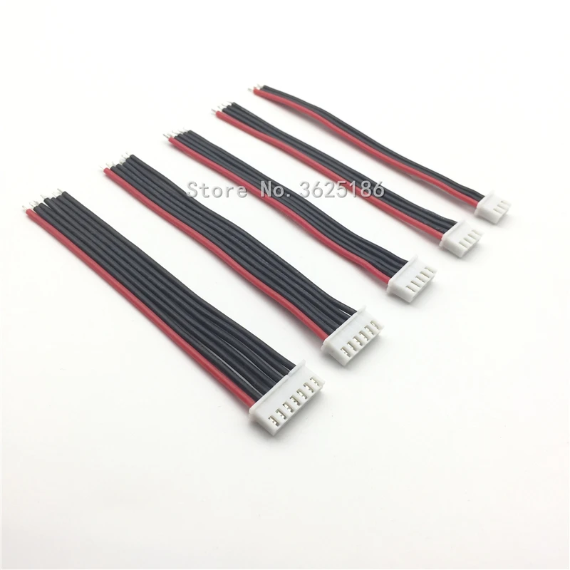 5 шт./Лот 100 мм 2s 3s 4S 6s LiPo battery balance charger соединительный кабель/соединитель 22AWG |