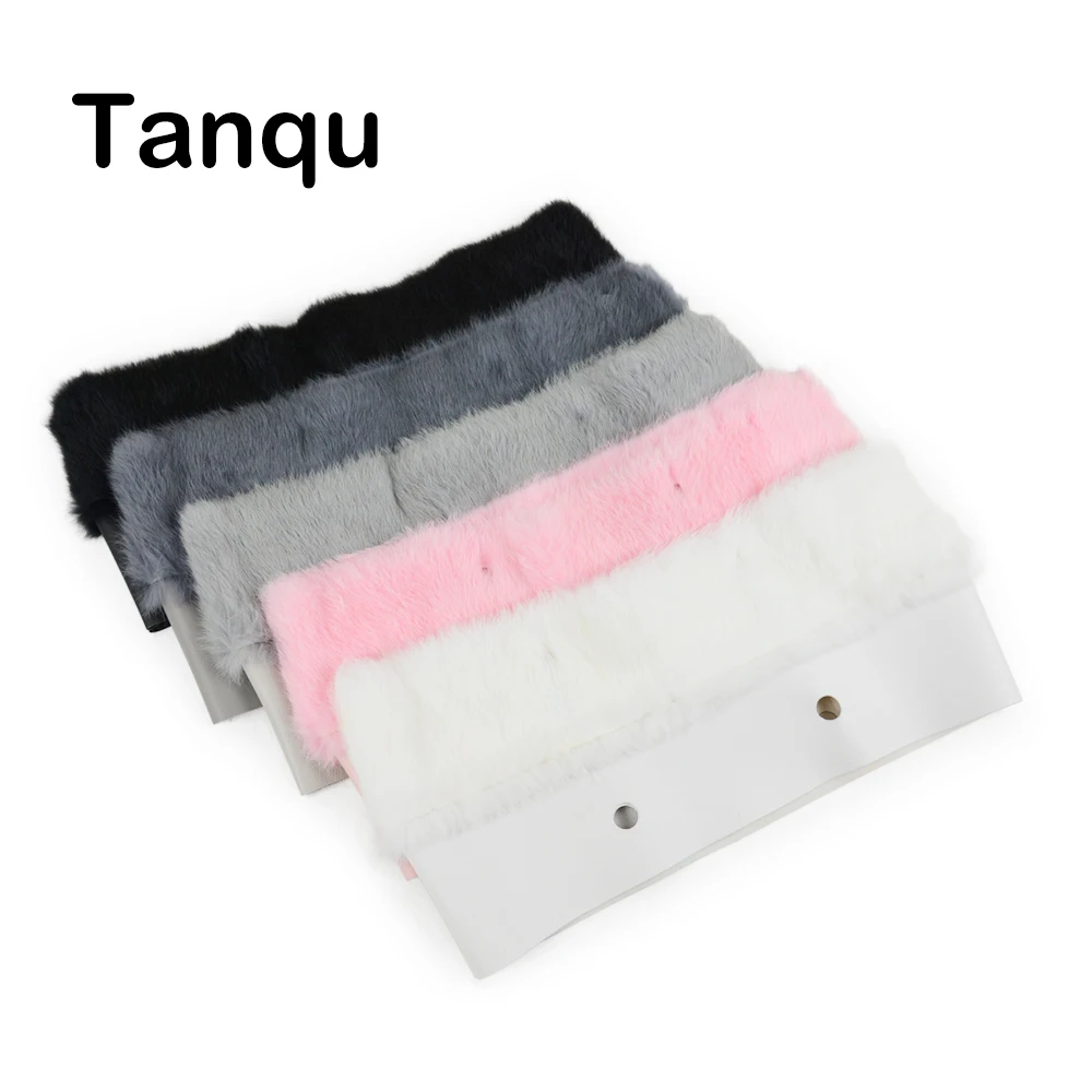 

New Arrivals 11 Colors Furry Women Girl Plush Trims for O BAG Thermal Decoration Rabbit Fur Fit for Classic Big Mini Obag