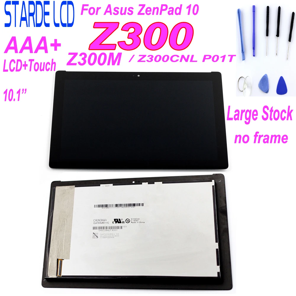 

For Asus ZenPad 10 Z300M P00C Z300CNL P01T LCD Display Touch Screen Assembly 10.1'' Repair Parts Replacement with Free Tools