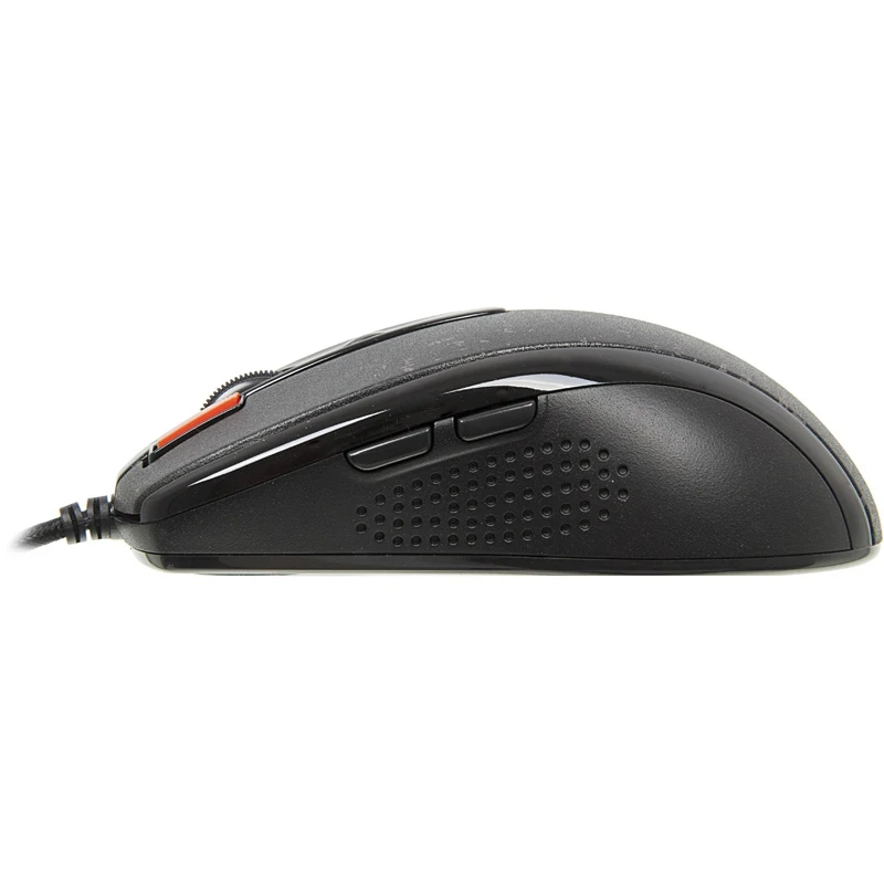 Мышь A4 V-Track F5 черный/рисунок лазерная(3000dpi) USB игровая(6but