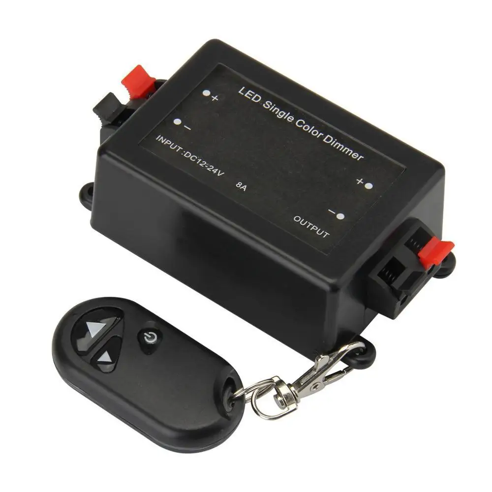 

DishyKooker DC12-24V LED Single Color Dimmer 3 Key Remote Control Wireless LED Controller