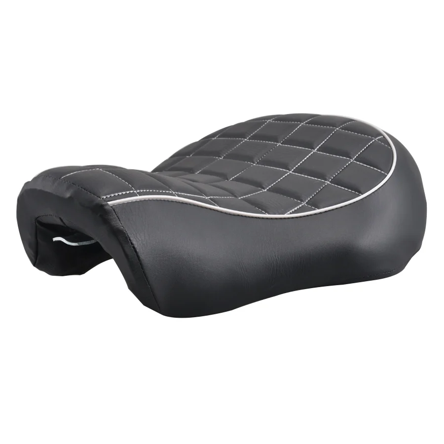 Motorcycle Wide Lowpro Solo Seat Fits For Harley Sportster Xl883 1200 N 48 Custom Solo Driver
